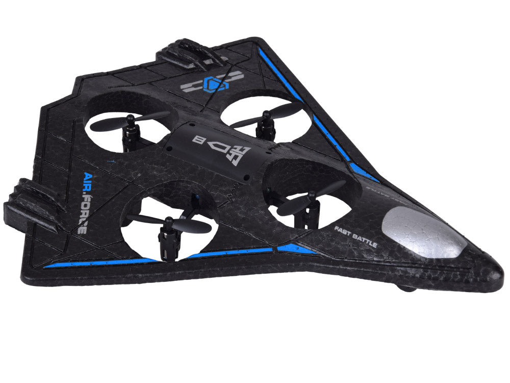 Remote Controlled Lightweight Drone with LED Effects and 360° Stunts