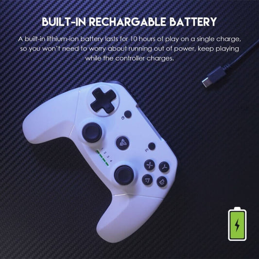 FANTECH WGP12 Revolver II Wireless 2.4GHz Gaming Controller – White - gametricks