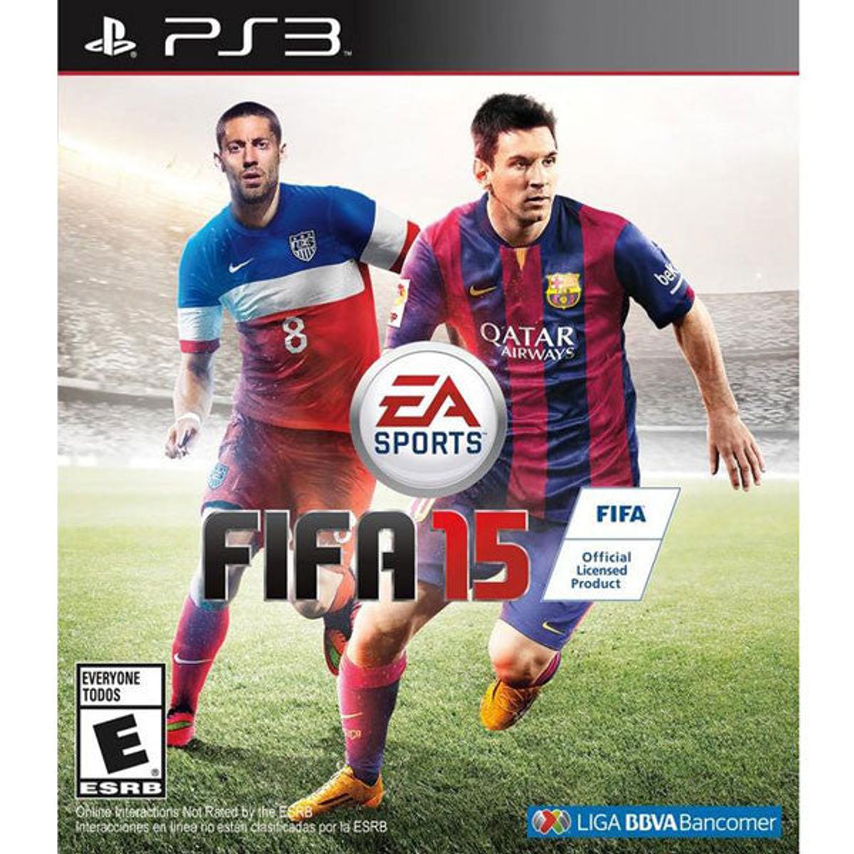 FIFA 15 PS3 front cover on white square background