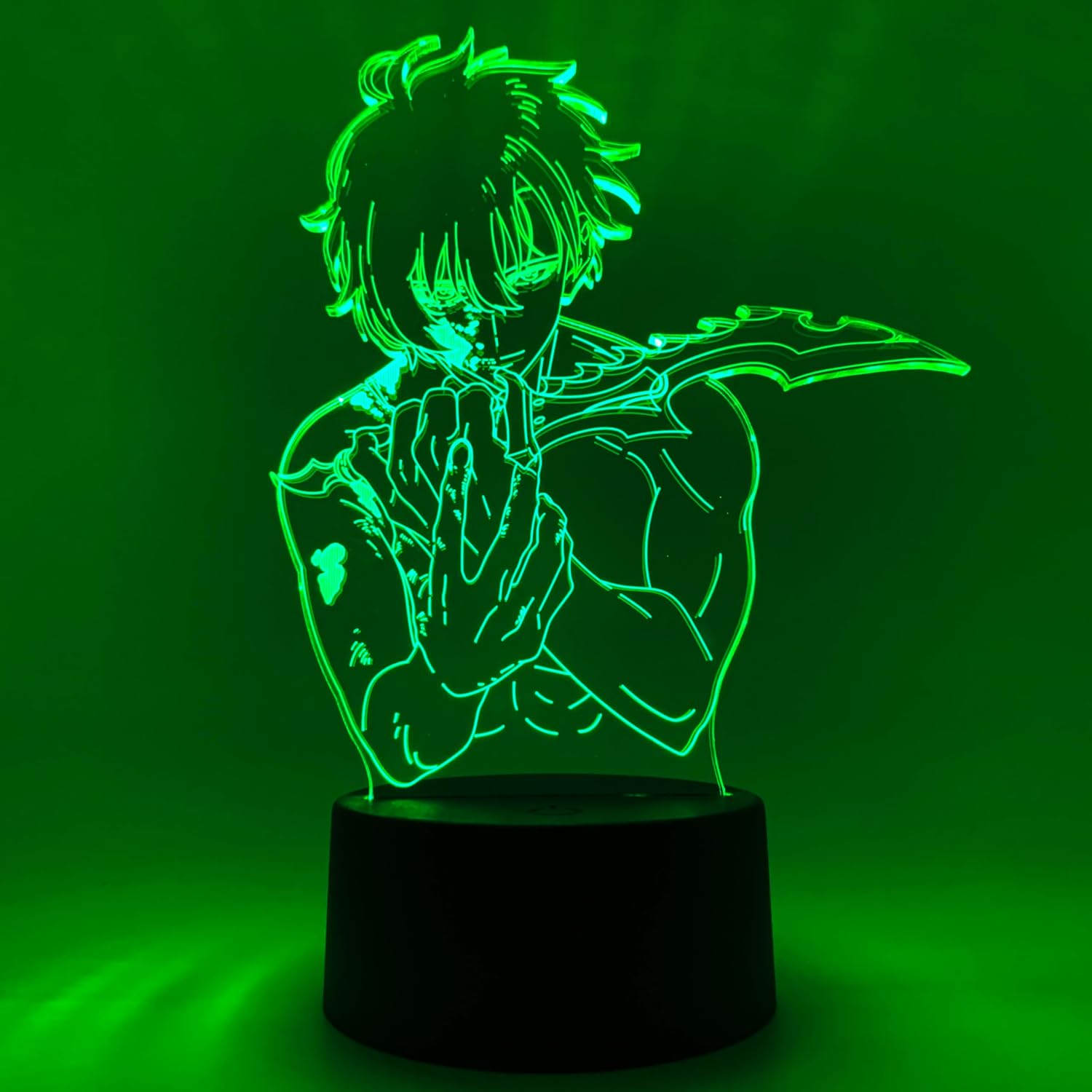 Otaku Lamp Sung Jinwoo Solo Leveling 3D Anime LED Night Light Otaku