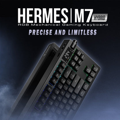 GAMDIAS Hermes M7 Hybrid TKL Mechanical Keyboard - gametricks