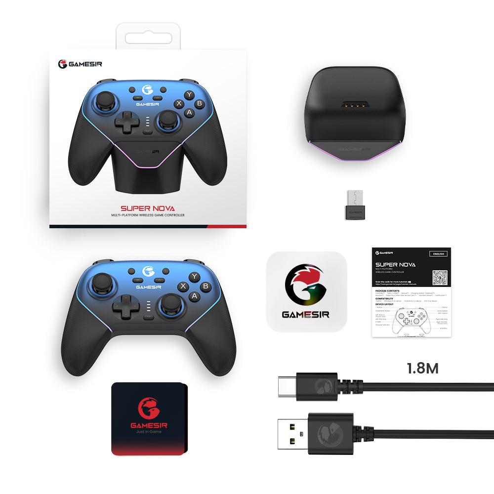GameSir Super Nova TN4 2.4G Wireless Multiplatform Game Controller for PC, Nintendo Switch 1|2, iOS & Android Devices - Nightfall Blue Gamesir