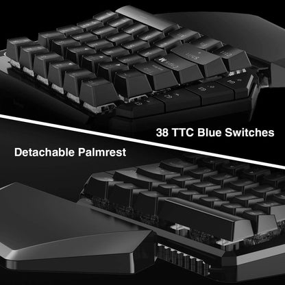 GameSir VX AimSwitch Gaming Keyboard and Mouse Combo Adapter for Xbox One/Xbox series X/S, PS4, PS3, Switch, Windows PC, Ergonomic Gaming Wireless Keyboard - gametricks