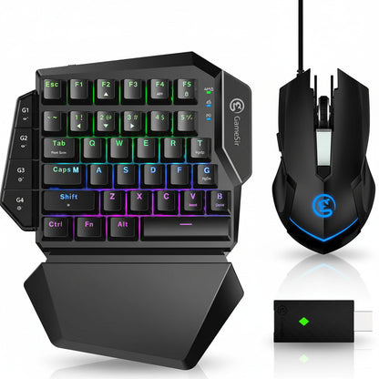 GameSir VX AimSwitch Gaming Keyboard and Mouse Combo Adapter for Xbox One/Xbox series X/S, PS4, PS3, Switch, Windows PC, Ergonomic Gaming Wireless Keyboard - gametricks