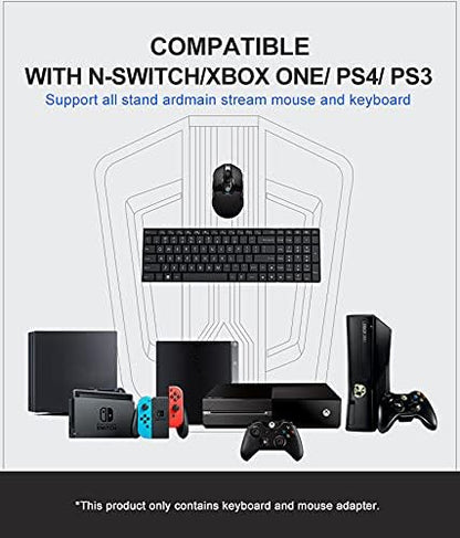 GDreamer HS - SW315 Keyboard and Mouse Adapter for Switch/Xbox One/ PS4/ PS3/Xbox 360 - gametricks