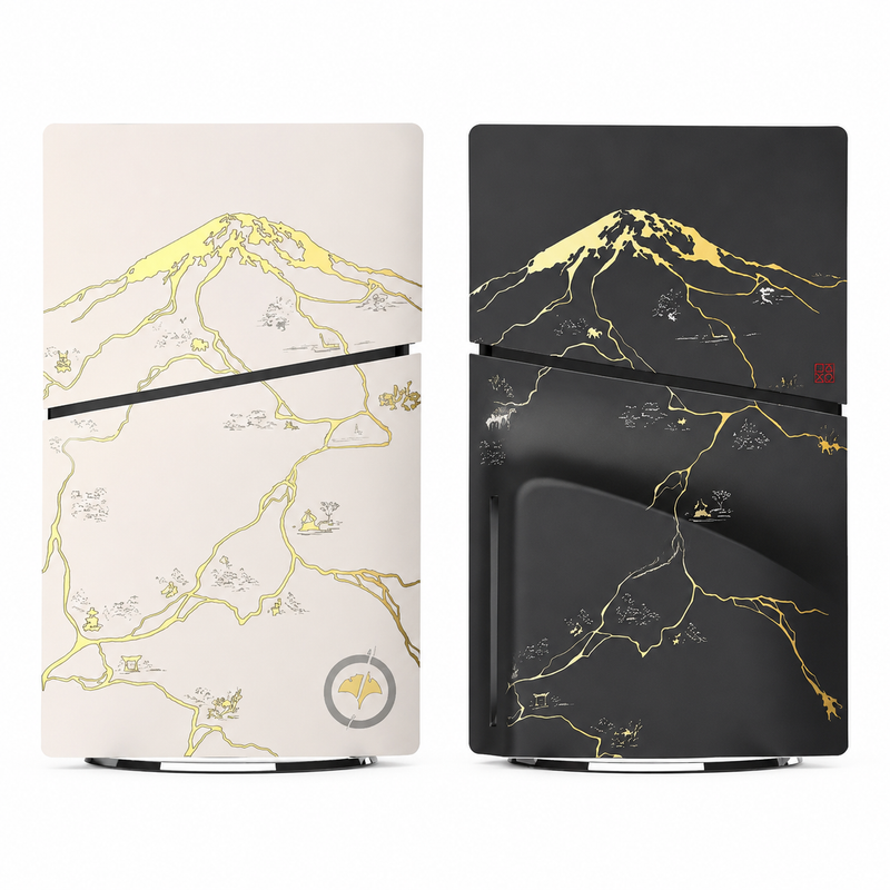 PS5 Slim Disc Edition Faceplate - Ghost of Yotei Edition