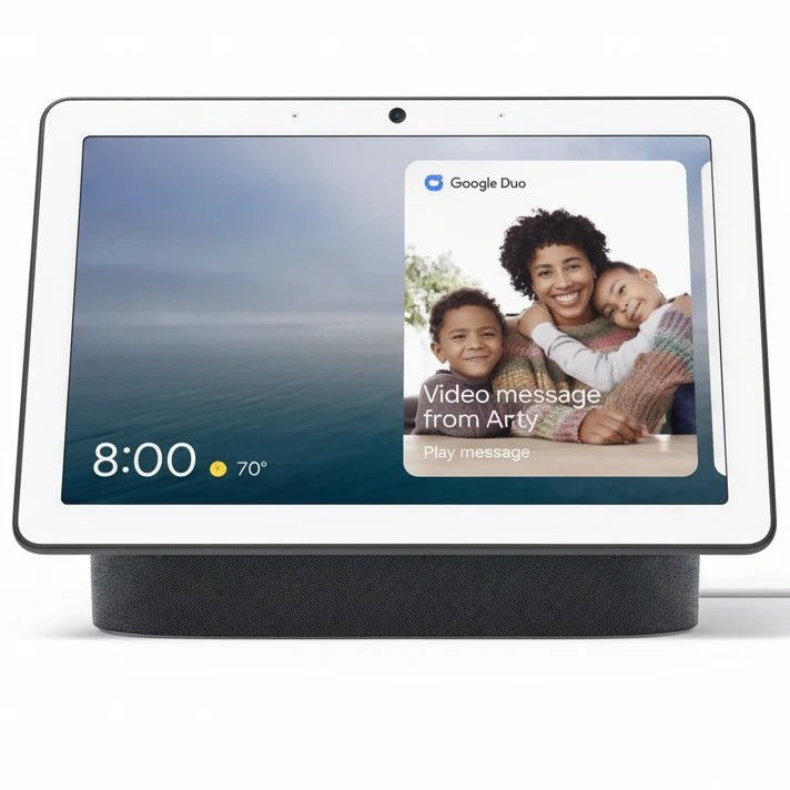 Google Nest Hub Max 10” Smart Display with Google Assistant, Built - In Camera, Stereo Speakers & Smart Home Control - gametricks