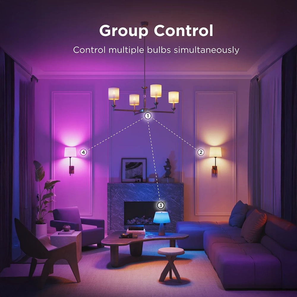 Govee E14 Smart Wi - Fi Color LED Bulbs (2 - Pack) - gametricks