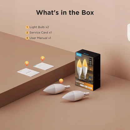 Govee E14 Smart Wi - Fi Color LED Bulbs (2 - Pack) - gametricks