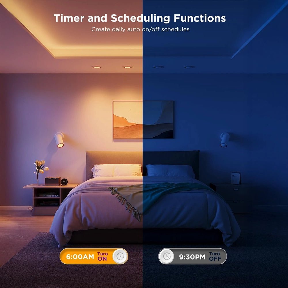 Govee GU10 Smart LED Bulb 2 Pack WiFi RGB Spotlight – Works with Alexa & Google - gametricks