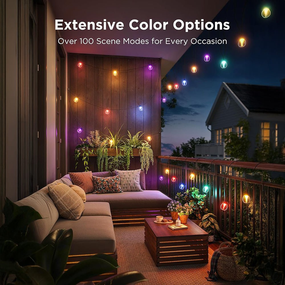 Govee Outdoor Clear Bulb String smart durable Lights - gametricks