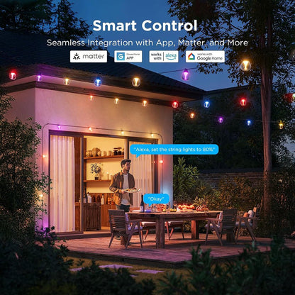 Govee Outdoor Clear Bulb String smart durable Lights - gametricks