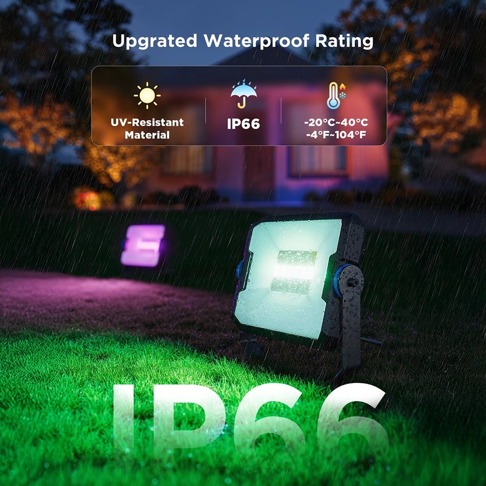 Govee Outdoor Flood Lights 2 water proof - gametricks