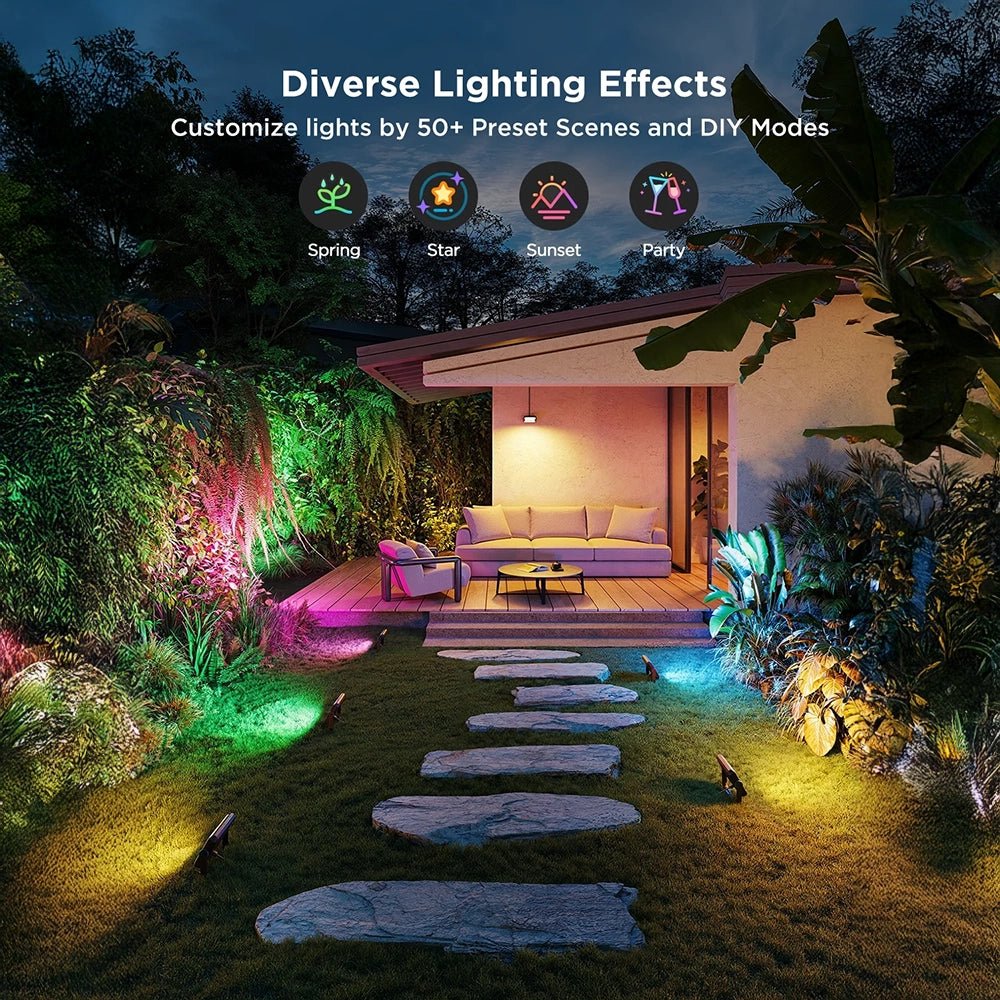 Govee Outdoor Flood Lights 2 water proof - gametricks