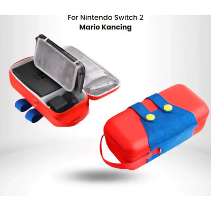 Hard Carrying Case For Nintendo Switch 2 With Storage Pockets for TV Dock, Charger, Games & Controllers - gametricks