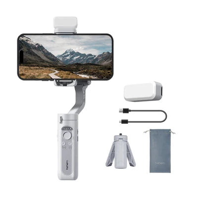 Hohem iSteady XE Phone Gimbal Stabilizer (2023) with a Magnetic Light