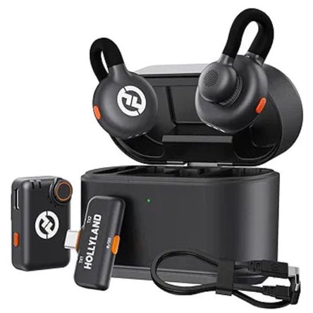 Hollyland Lark M2S Combo (Camera RX+USB - C RX+ Lightning Cable) Wireless Microphone for iPhone/Camera/Android/PC - gametricks