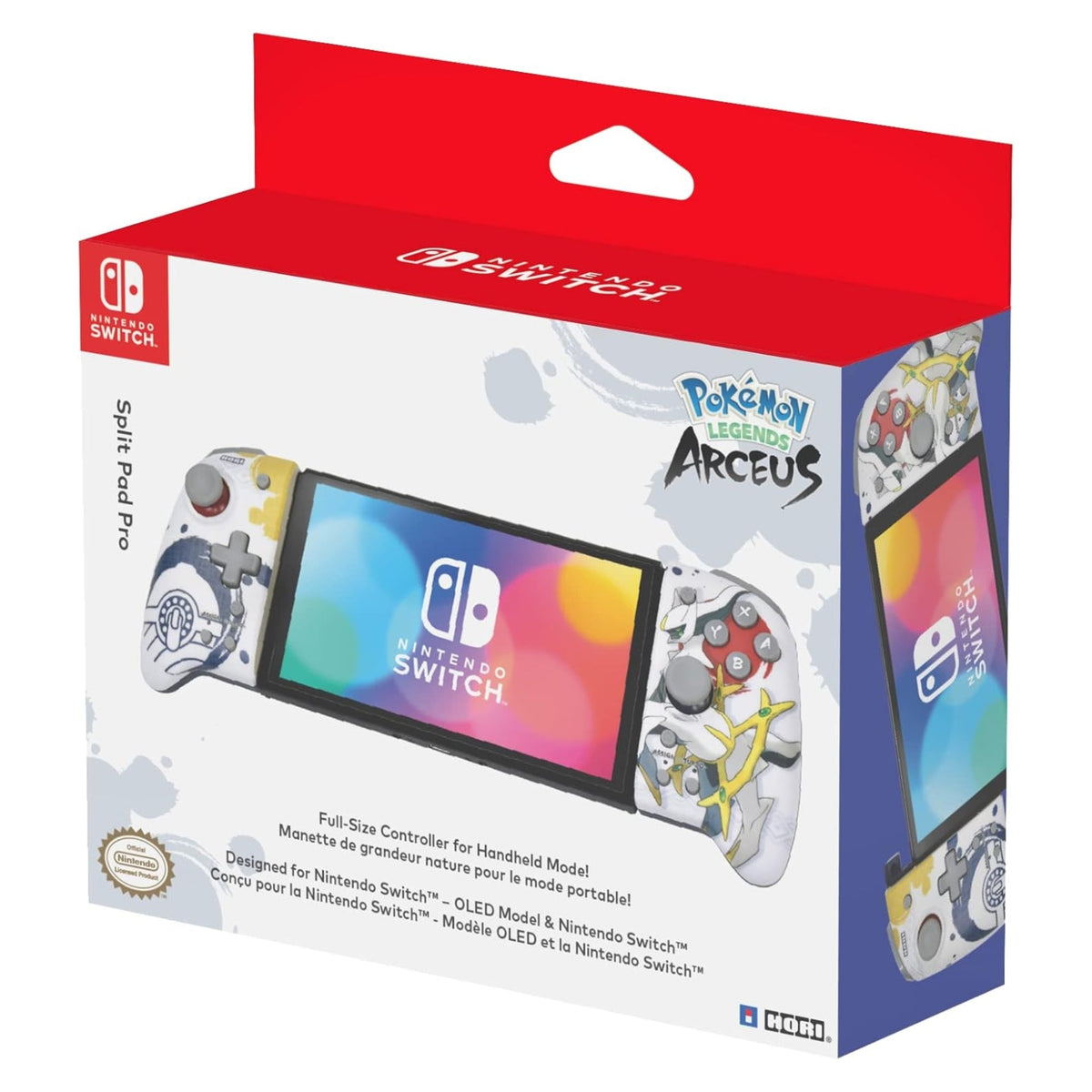 Hori Split Pad Pro Handheld Controller For Nintendo Switch & Nintendo Switch Oled - Pokemon Legends: Arceus