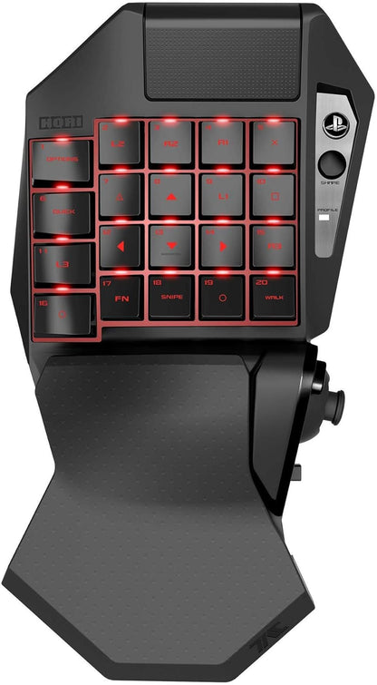 HORI PlayStation 4 TAC Pro Type M2 Programmable KeyPad and Mouse Controller for FPS Games Officially Licensed by Sony - gametricks