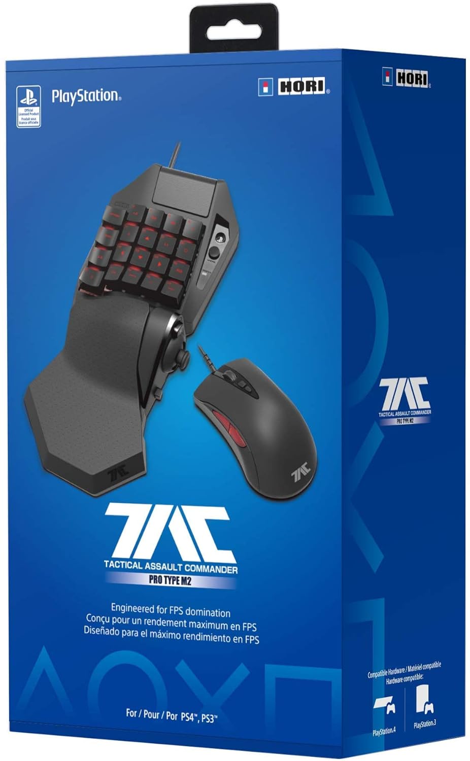 HORI PlayStation 4 TAC Pro Type M2 Programmable KeyPad and Mouse Controller for FPS Games Officially Licensed by Sony - gametricks