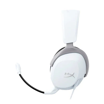 HyperX Cloud Stinger 2 Core - Gaming Headset for Playstation, Lightweight Over-Ear Headset with mic, Swivel-to-Mute Function, 40mm Drivers - White