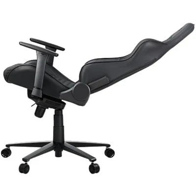 HyperX Jet Black Ergonomic Leather Gaming Chair - Black - gametricks