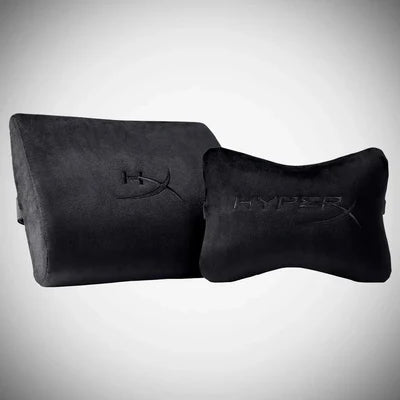 HyperX Jet Black Ergonomic Leather Gaming Chair - Black - gametricks