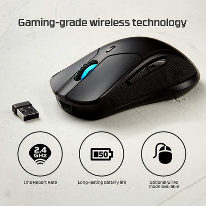 HyperX Pulsefire Dart – Wireless RGB Gaming Mouse - gametricks