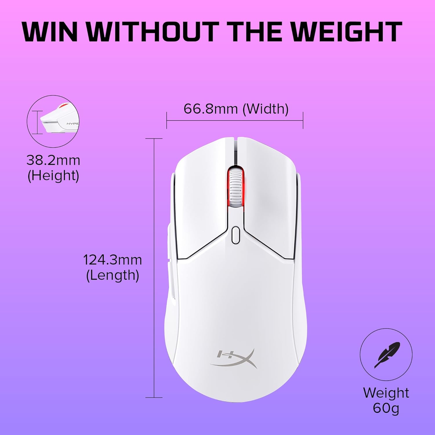 HyperX Pulsefire Haste 2 – Wireless Gaming Mouse - gametricks