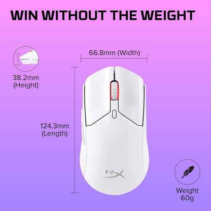HyperX Pulsefire Haste 2 – Wireless Gaming Mouse - gametricks