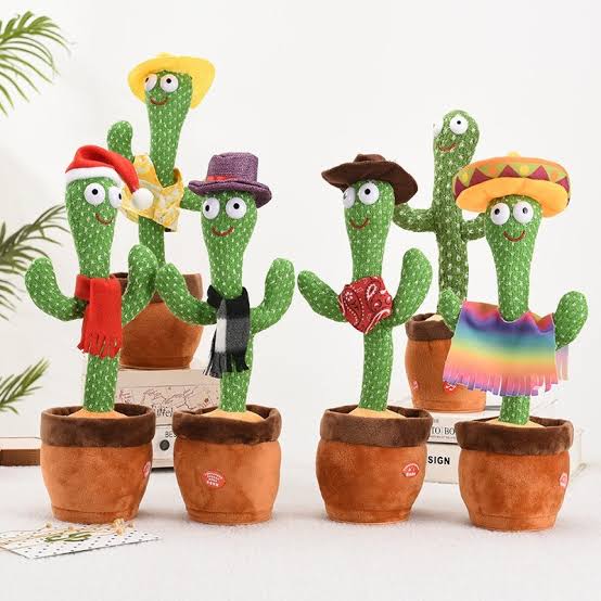 Cute Dancing And Talking Cactus Toy – Singing, Recording, Dancing Plush for Kids gametricks