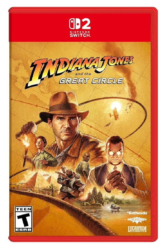 Indiana Jones and the Great Circle -  Nintendo Switch 2 – Nintendo Switch 2 physical game cover, front view