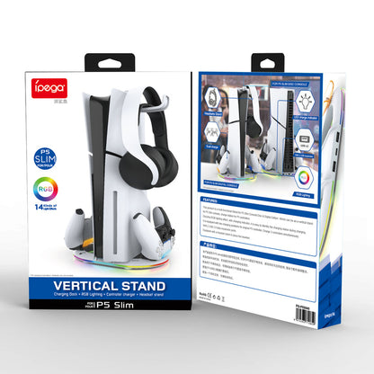 IPEGA Multi-Functional RGB Stand for PS5 Slim - PG-P5S045