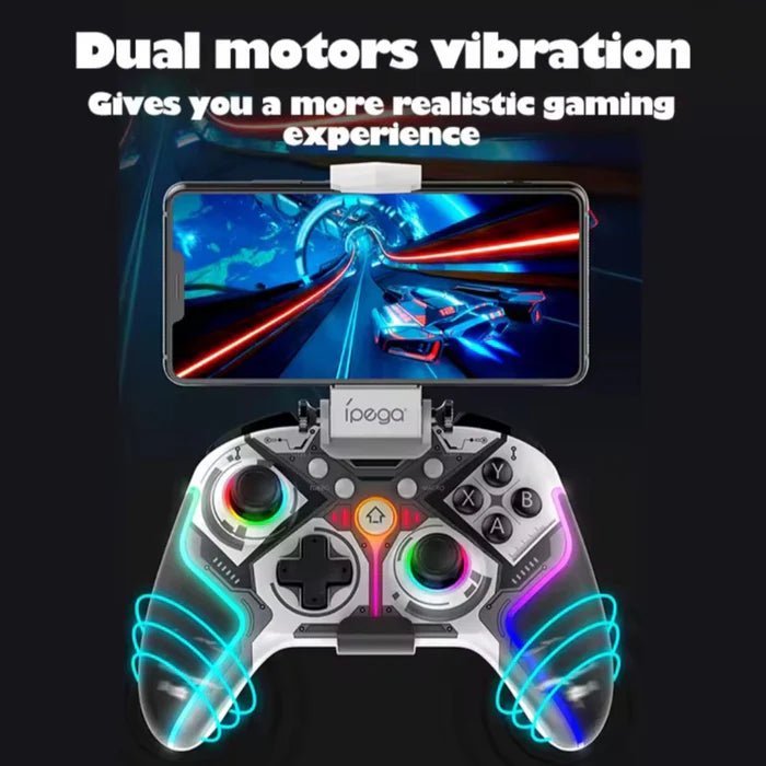 iPega PG - 9666H Wireless Gaming Controller with RGB For Android/iOS/PS4/PC/ Nintendo Switch - gametricks