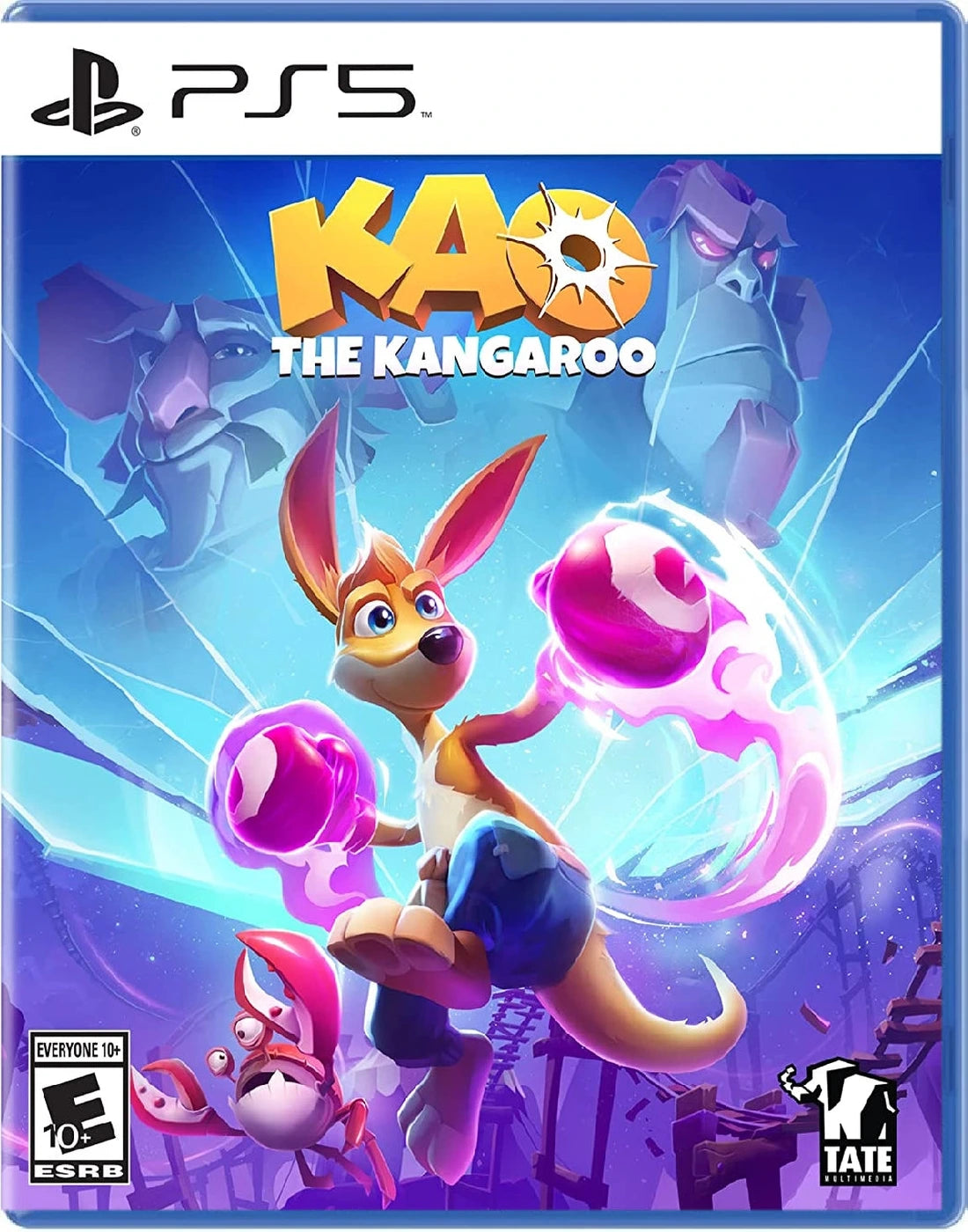 Kao the Kangaroo - PlayStation 5 front cover