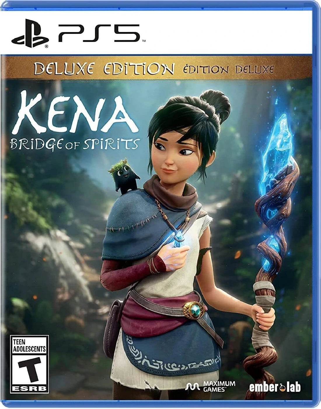 Kena: Bridge of Spirits - Deluxe Edition - PlayStation 5 | PS5 front cover