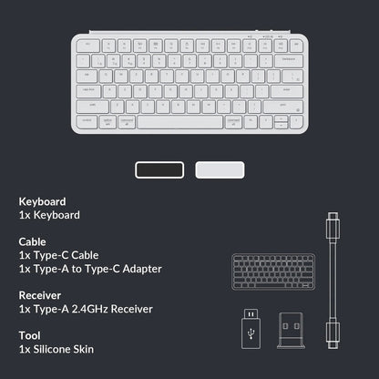 Keychron B1 Pro Lightweight Ultra - portable Compact 75% for PC & MAC - gametricks