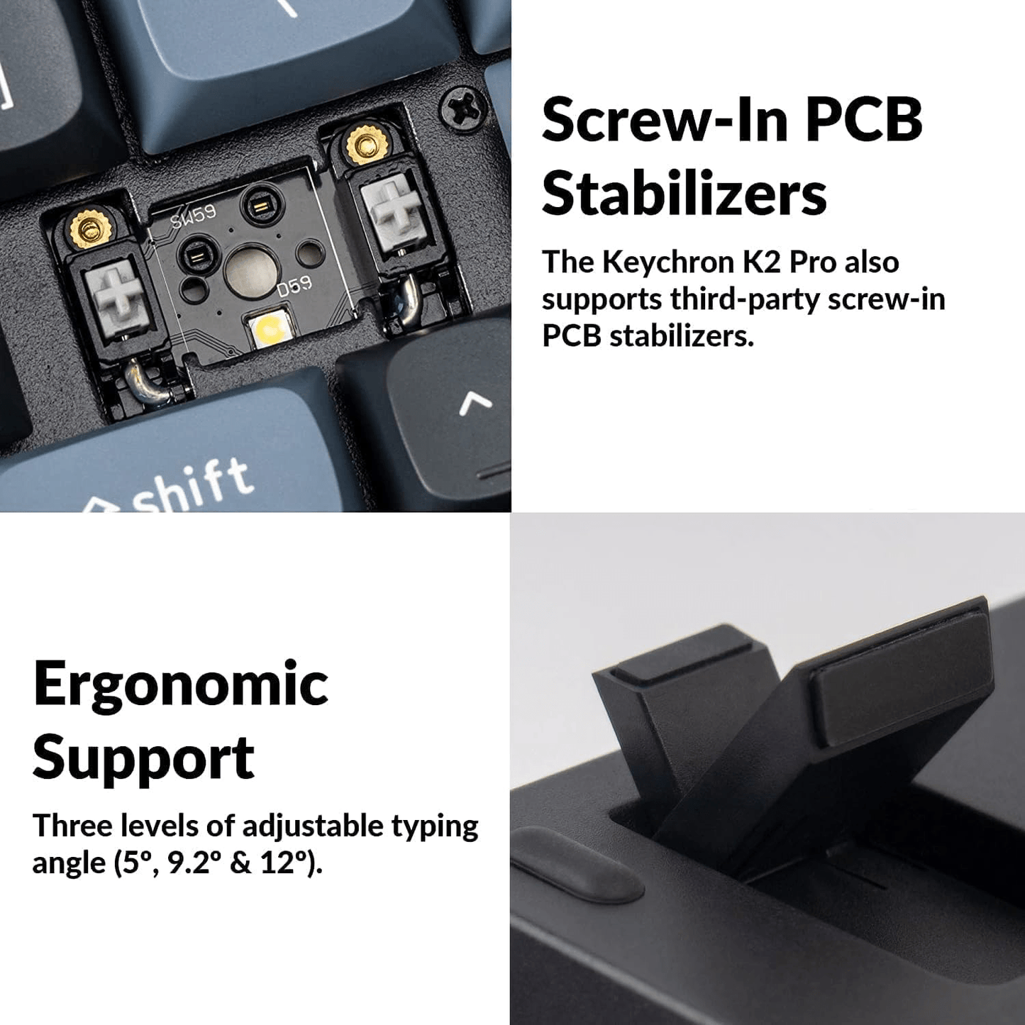 Keychron K2 Max QMK Wireless Mechanical Keyboard With 75% Layout, Super Banana Switch - gametricks