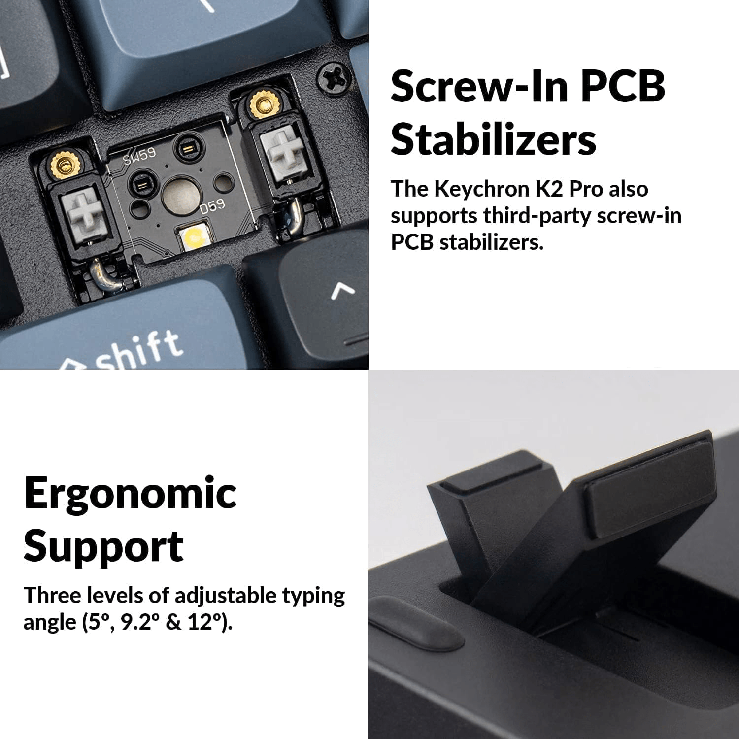 Keychron K2 Max QMK Wireless Mechanical Keyboard With 75% Layout, Super Banana Switch - gametricks