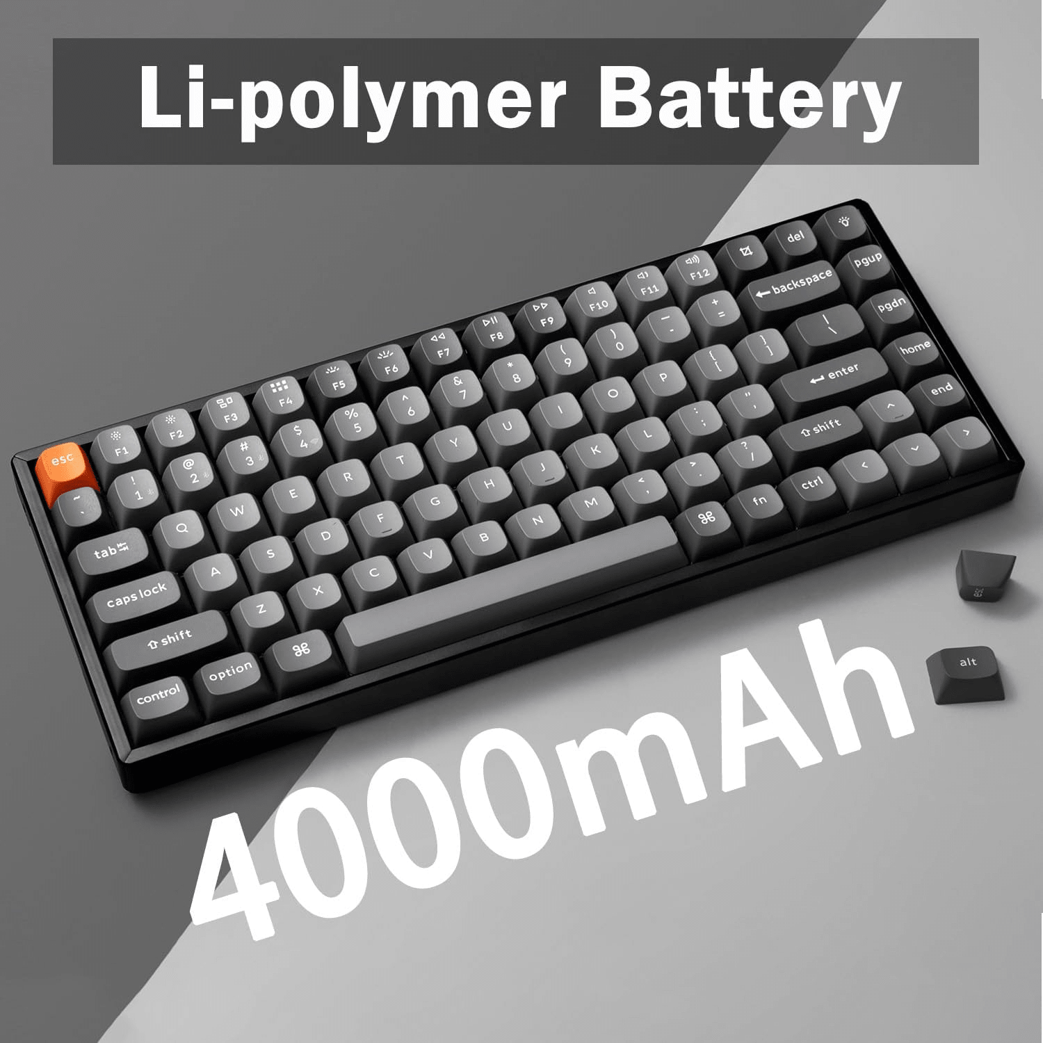 Keychron K2 Max QMK Wireless Mechanical Keyboard With 75% Layout, Super Banana Switch - gametricks