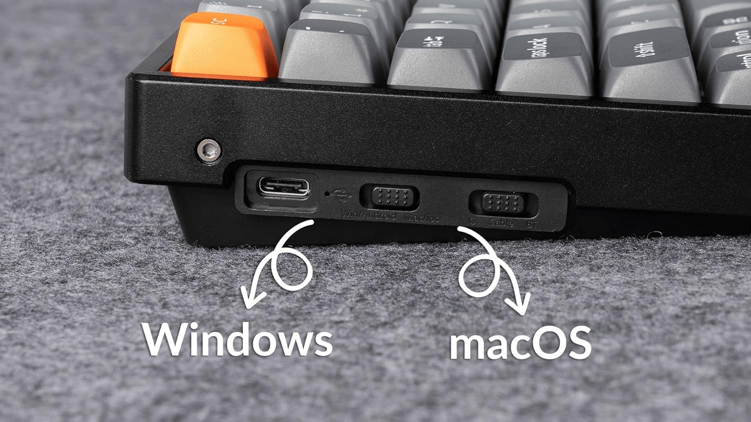 Keychron K2 Max QMK Wireless Mechanical Keyboard With 75% Layout, Super Banana Switch - gametricks