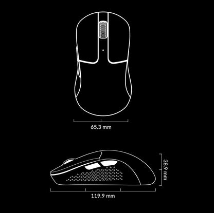 Keychron M3 Mini Wireless Mouse With 1K Polling Rate - gametricks