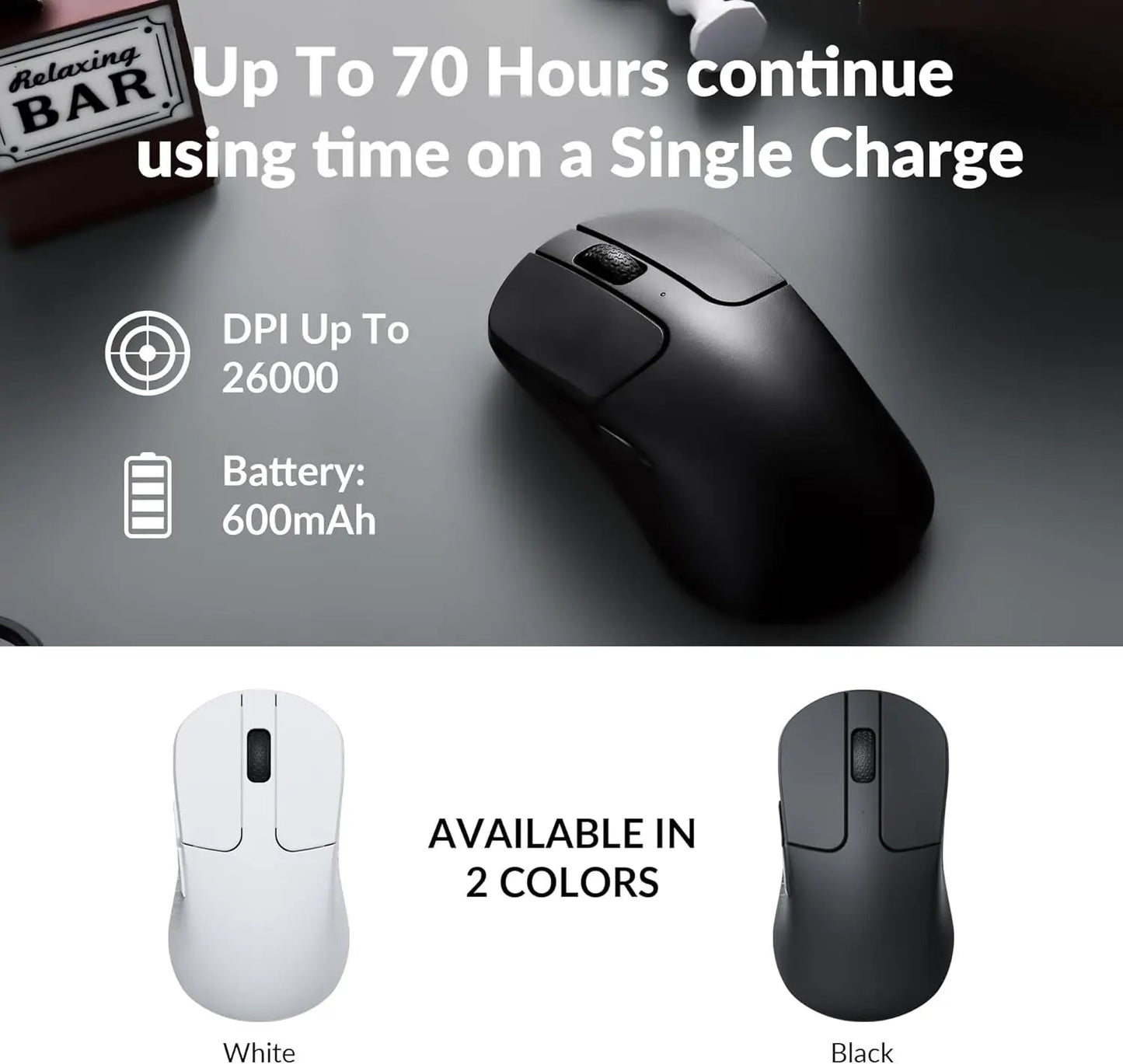Keychron M3 Mini Wireless Mouse With 1K Polling Rate - gametricks