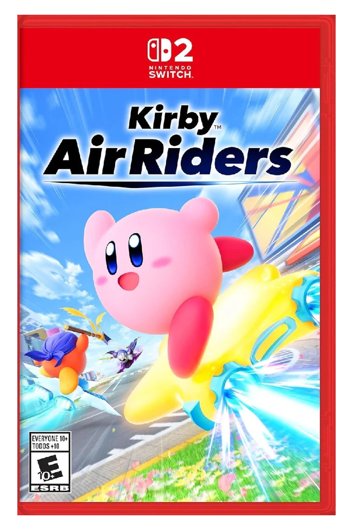 Kirby Air Riders - Nintendo Switch 2 – Nintendo Switch 2 physical game cover, front view