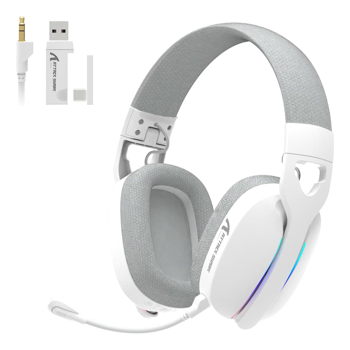 ATTACK SHARK L90 Over-Ear Tri-Mode Wireless/Wired Gaming Headphone with Mic