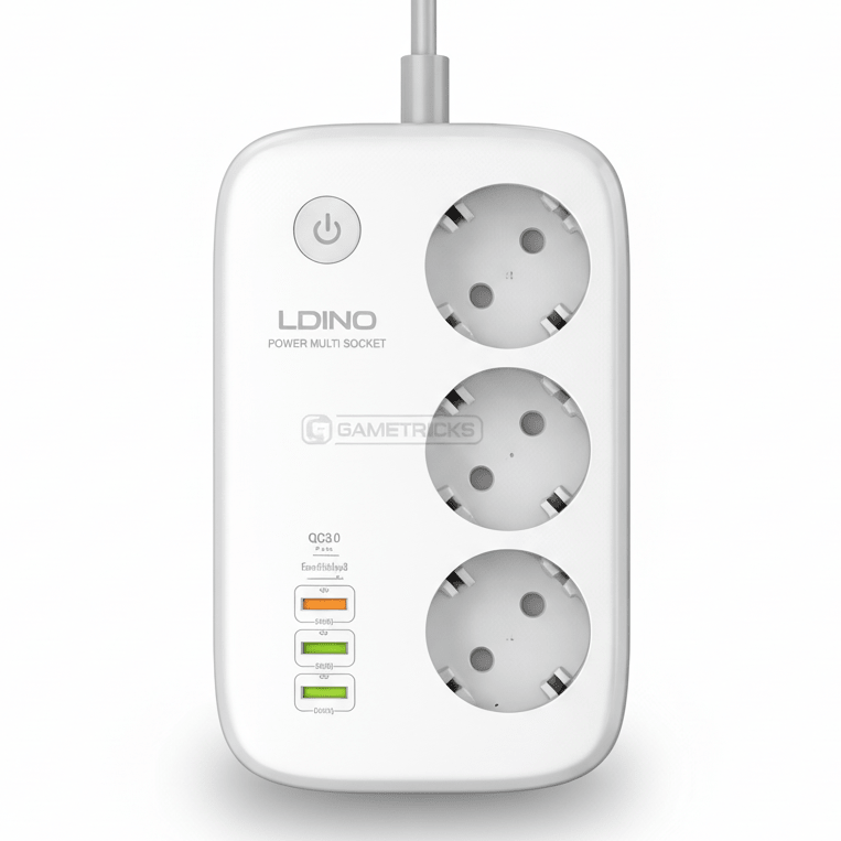 LDNIO Wi - Fi Smart Plug Power Strip with 3 plugs and 4 Usb chargers - gametricks