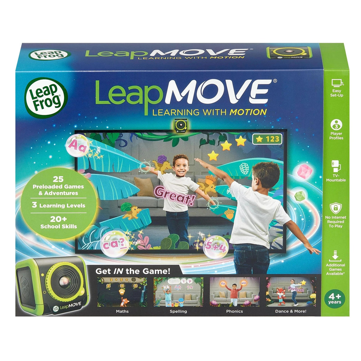 LeapFrog LeapMove retail box and learning features