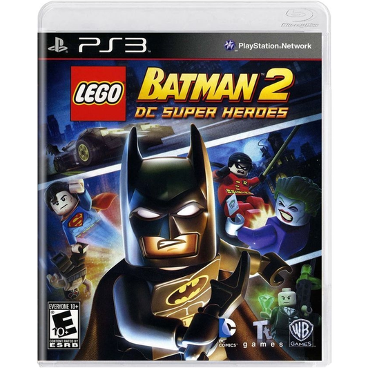 LEGO Batman 2: DC Super Heroes - PlayStation 3 | PS3 original front cover on white background