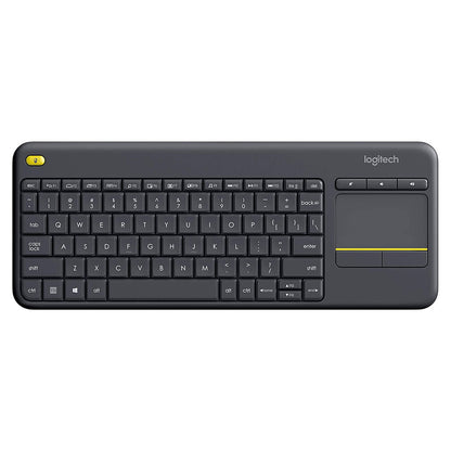 Logitech K400 Plus Wireless Touch TV Keyboard with Easy Media Control and Built-In Touchpad - gametricks