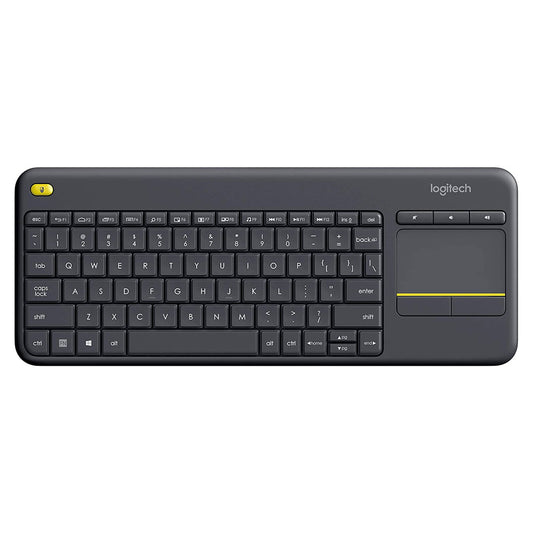 Logitech K400 Plus Wireless Touch TV Keyboard with Easy Media Control and Built-In Touchpad - gametricks